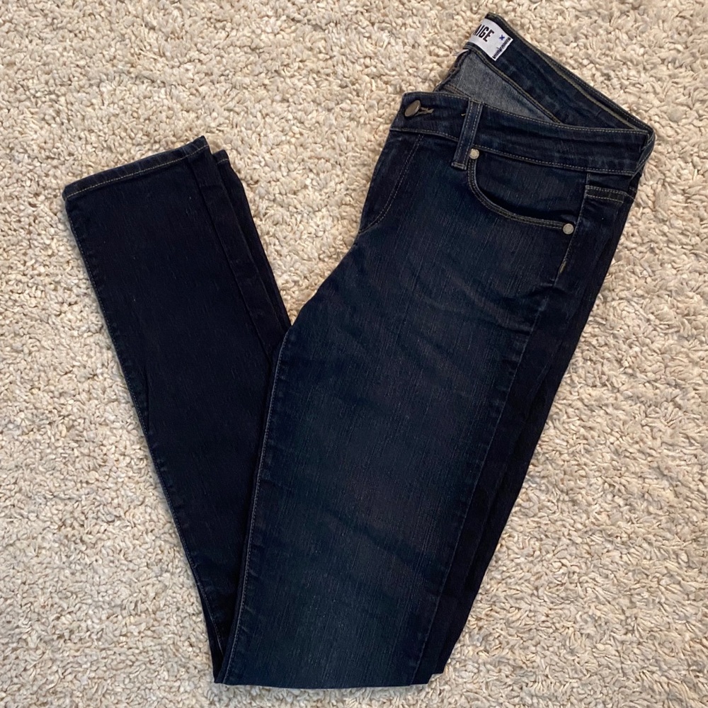 [Paige Dark Denim Jeans]